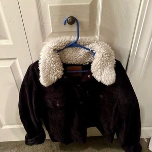 Brand New Levi’s Coat with Shirling collar size L